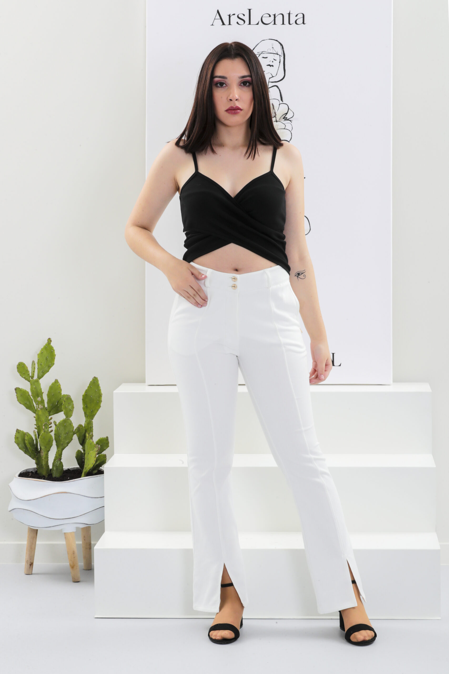 Elegante Top cruzado