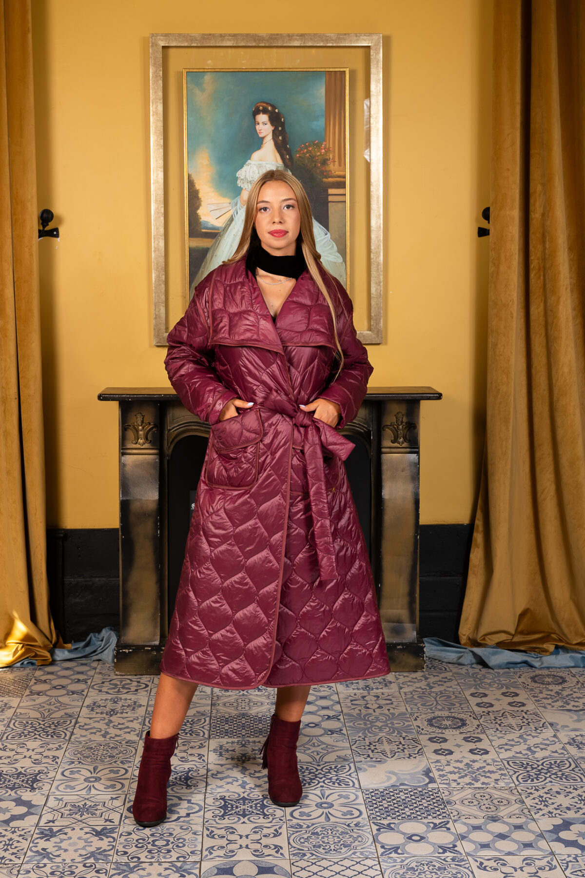 CASACO LONGO ACOLCHOADO